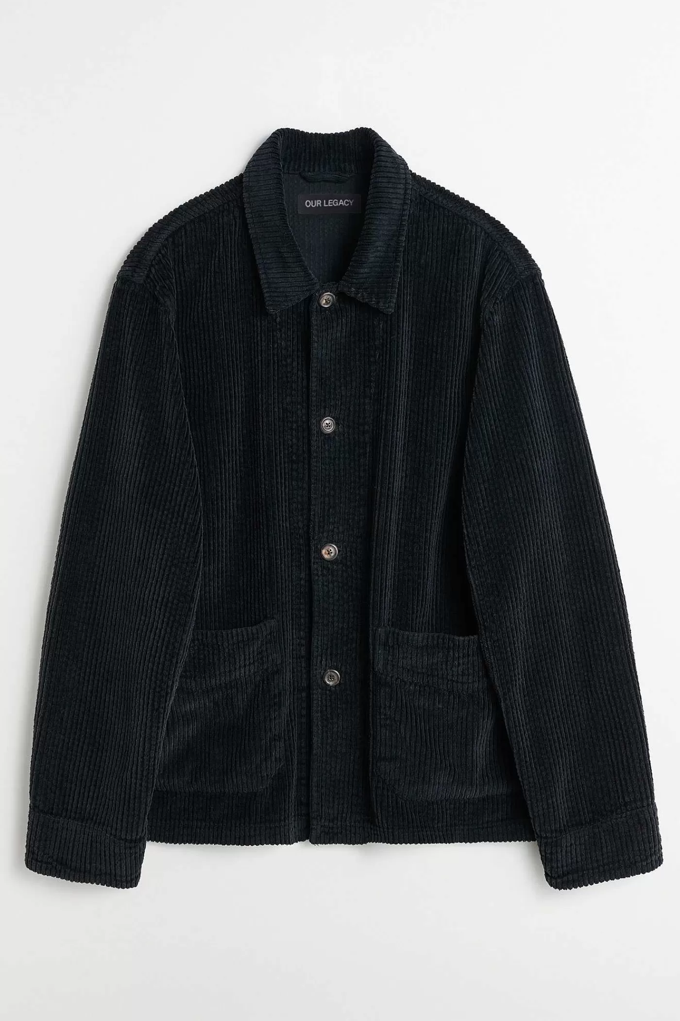 Ytterkläder | Our Legacy Arkiv Box Jacka Sliten Black Rustic Cord